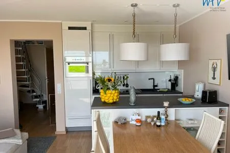 Wohnzimmer Haus Ebbe und Flut Ferienwohnung 2