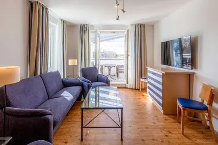 Ferienwohnung Albatros Aparthotel Zingst - Wohnzimmer  Albatros