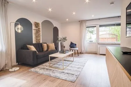 Wohnzimmer Ferienwohnung Ankerplatz Eckernförde