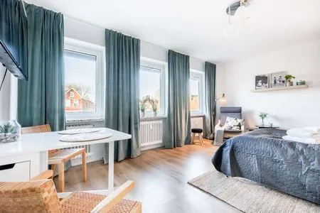 Bett Ferienwohnung Kleine Auszeit Eckernförde