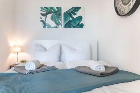 Bett Ferienwohnung Fördeblick Eckernförde
