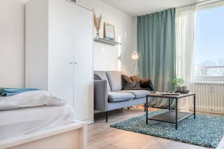 Wohnzimmer Ferienwohnung Fördeblick Eckernförde