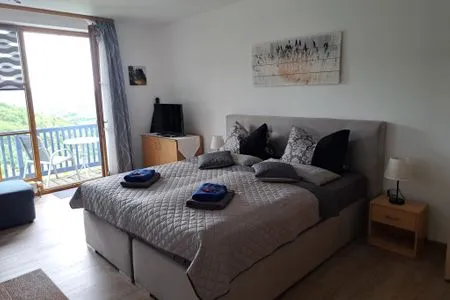 Schlafzimmer Ferienland Sonnenwald "Arberblick"