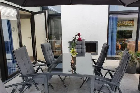 Breskens Chalet Lampenfieber mit Zaun Hausnr. A027 Breskens / Zeeland - 