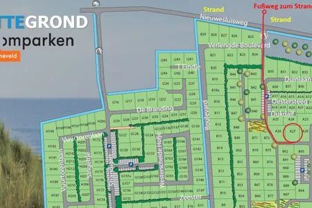 Breskens Chalet Lampenfieber mit Zaun Hausnr. A027 Breskens / Zeeland - 