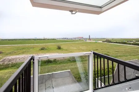 Blick auf Sehenswürdigkeit Deichloft