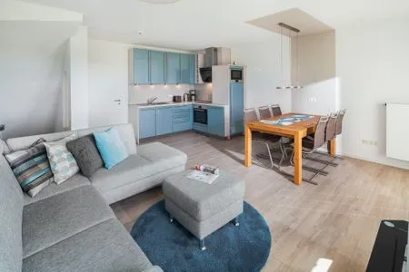 Wohnzimmer Appartement Deichrose