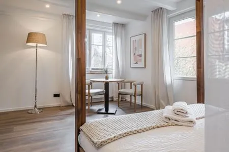 Bett Ferienwohnung Ahoi Inselzeit Pellworm