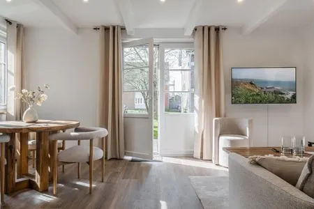 Wohnzimmer Ferienwohnung Nordseelounge Pellworm