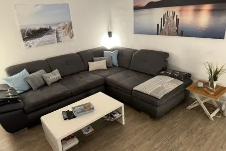 Wohnzimmer Ferienwohnung für bis zu vier Personen im historischen Lollfuß von Schleswig