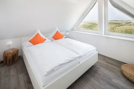 Schlafzimmer Ferienwohnung Strandläufer