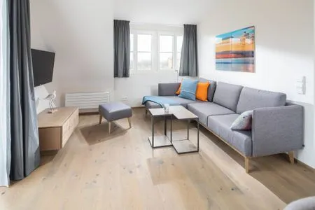 Wohnzimmer Dünenglück (Haus Nordland)