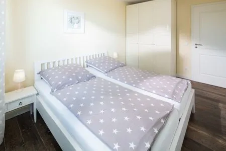 Schlafzimmer Ferienwohnung Sternendeck