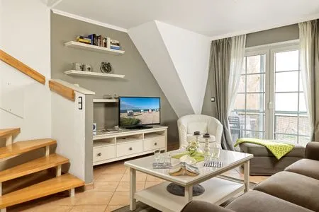 Wohnzimmer Landhaus am Meer Friesenstübchen