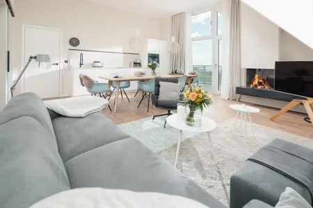 Wohnzimmer meer.loft.juist 9