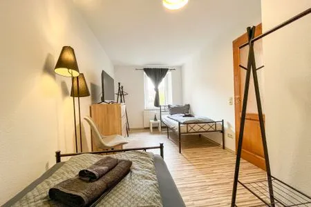 Schlafzimmer MonteurWohnung Wilsdruff App 1