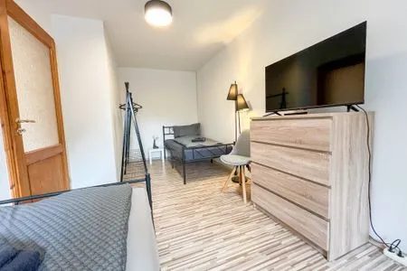 Schlafzimmer MonteurWohnung Wilsdruff App 1