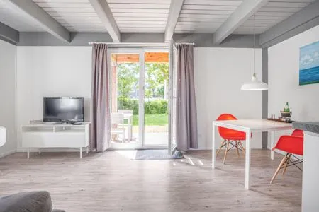 Wohnzimmer Ferienwohnung Nordseebrise Pellworm