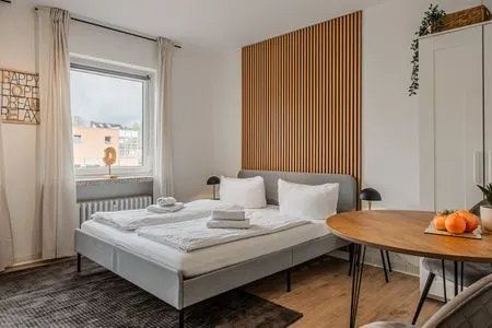 Bett Ferienwohnung Förde-Stübchen Eckernförde