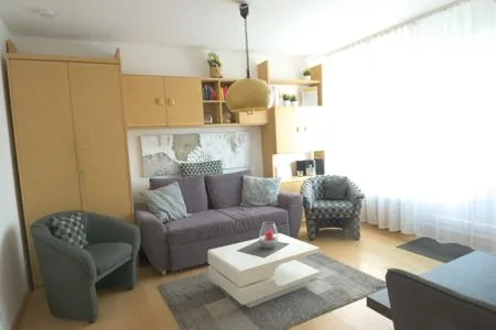 Wohnzimmer Ferienwohnung Pröbstle