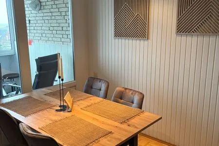 Wohnzimmer Ferienwohnung Strandperle