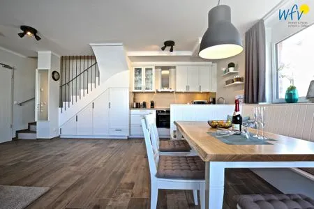 Wohnzimmer Villa Petersen Ferienwohnung Himmel & Meer