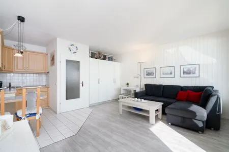 Wohnzimmer Ferienpark Sierksdorf Seaside-Koje
