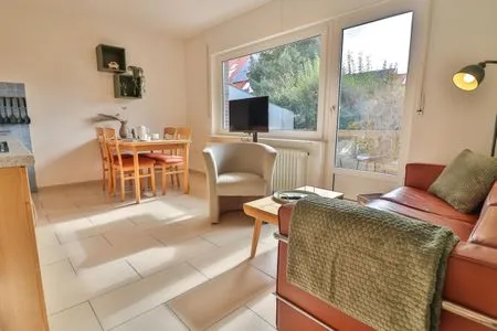 Wohnzimmer Haus Libelle - Wohnung 1