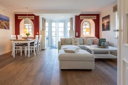 Wohnzimmer Syltdomizil Strandoase