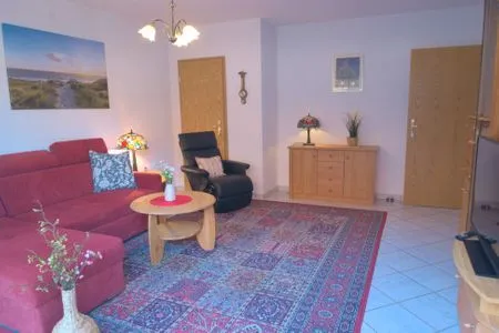 Wohnzimmer Ferienwohnung Claudia