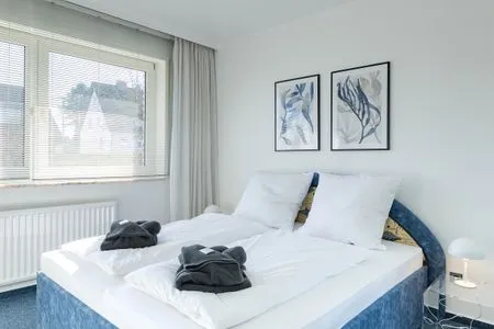 Schlafzimmer Meerliebe - mit Balkon im Herzen von Timmendorfer Strand