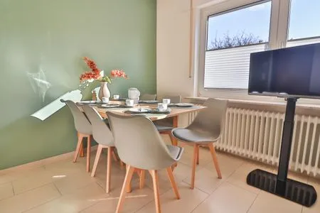 Wohnzimmer Haus Libelle - Wohnung 2