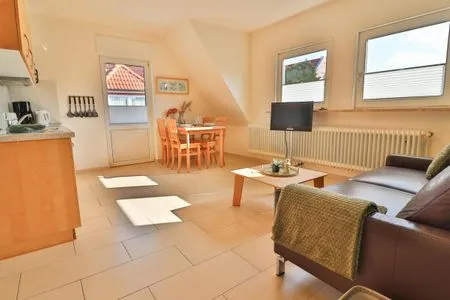 Wohnzimmer Haus Libelle - Wohnung 3