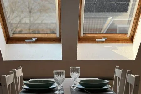 Dekoratives Detail Moderne Ferienwohnung Tonne 1 in Eckernförde – nahe Strand und Stadtzentrum
