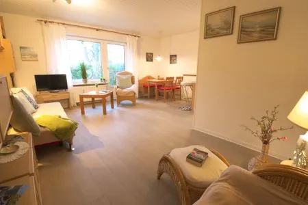 Wohnzimmer Ferienwohnung Küstenperle