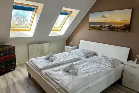 Schlafzimmer Haus Windland Ferienwohnung 10
