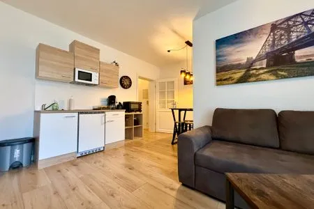 Wohnzimmer MonteurWohnung Sporbitzer Stübchen 2