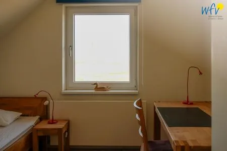Schlafzimmer Haus Harle Hörn Ferienwohnung 2