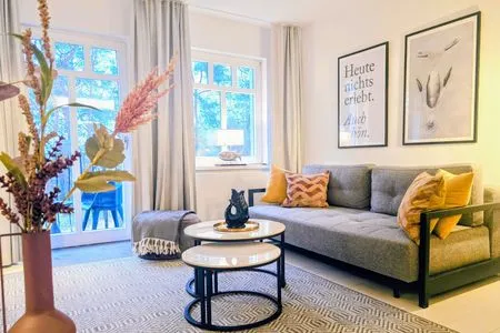 Wohnzimmer Lieblingssuite am Strand