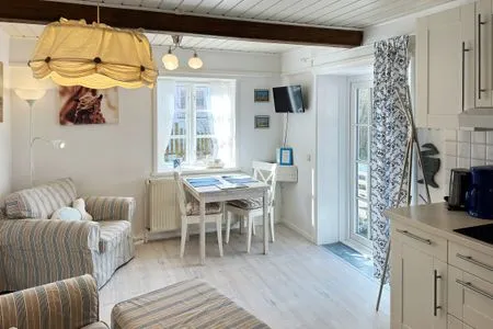 Wohnzimmer Hüs Sanskiin Ferienwohnung *Aawerkant*