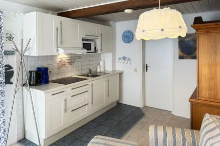 Küche / Küchenzeile Hüs Sanskiin Ferienwohnung *Aawerkant*