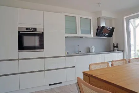 Küche in der Ferienwohnung Weiße Düne 9 | Gen Norden in Wittdün auf Amrum Haus *Weiße Düne* Ferienwohnung *Weiße Düne 9 / Gen Norden*