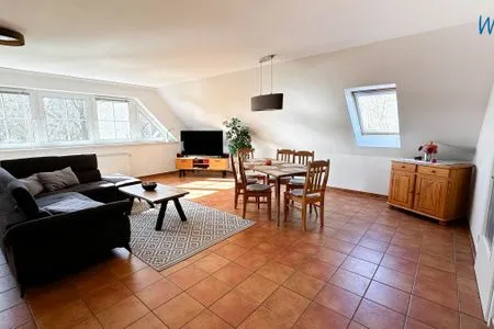 Wohnzimmer Haus Windland Ferienwohnung Boddenblick