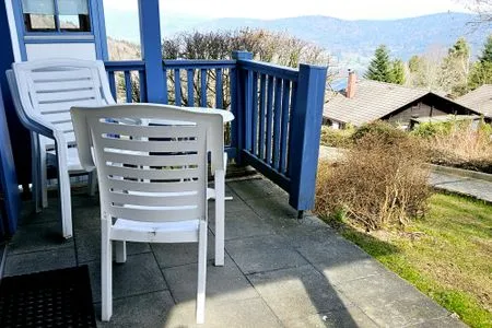 Terrasse Ferienland Sonnenwald Ferienwohnung  "Blick zum Lallinger Winkel" Apartment 6