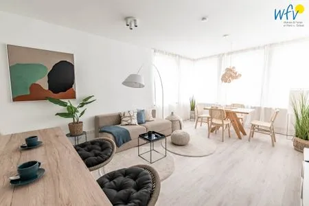 Wohnzimmer Haus Hummer Köbes Ferienwohnung Oscar