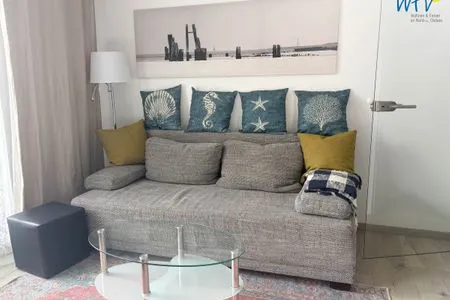 Wohnzimmer Villa Düna Ferienwohnung 1