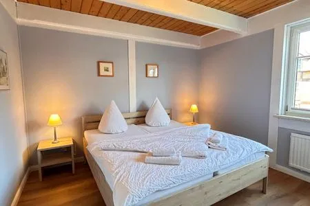 Schlafzimmer Ferienwohnung Meeresrauschen Pellworm