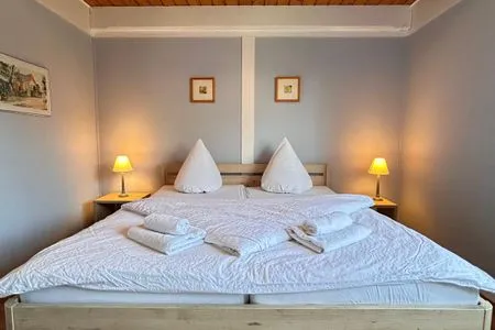Schlafzimmer Ferienwohnung Meeresrauschen Pellworm