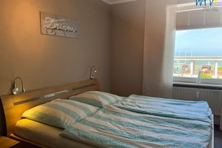 Schlafzimmer Haus Südwind Ferienwohnung 9