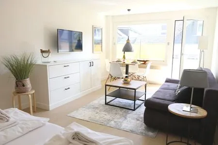 Wohnzimmer Strandstr. 4, Whg. 8